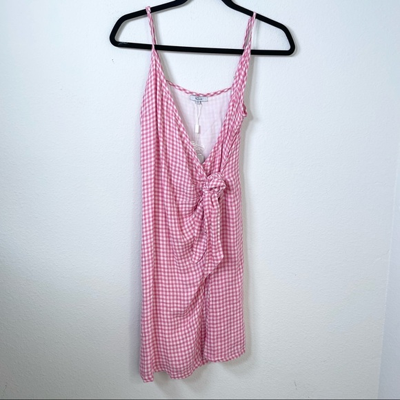 Rails Malia Pink Gingham Wrap Dress - Picture 5 of 13